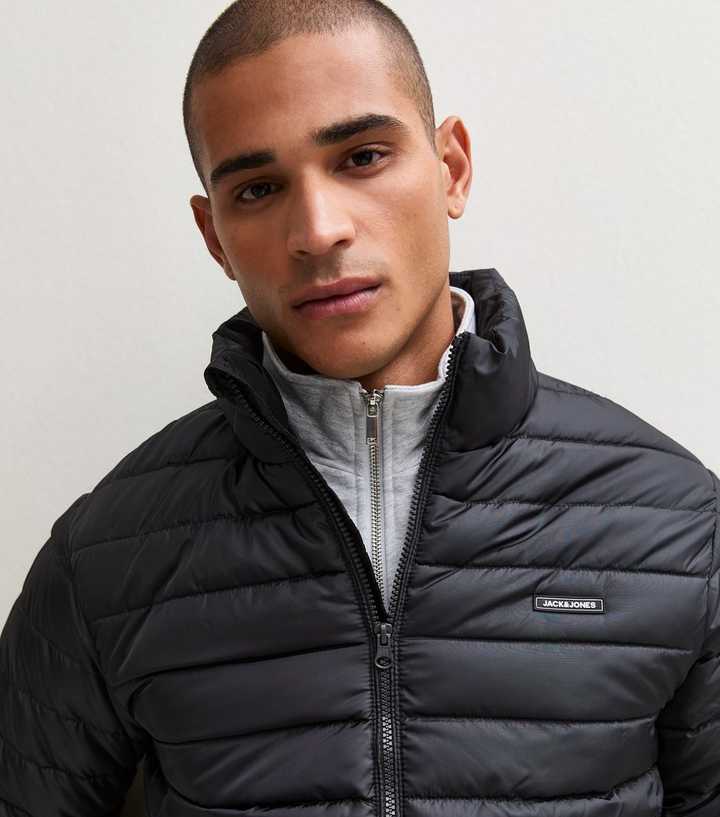 jack jones black logo patch padded jacket.jpg jack jones black logo patch padded jacket.jpg